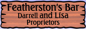 Featherston s Bar sign